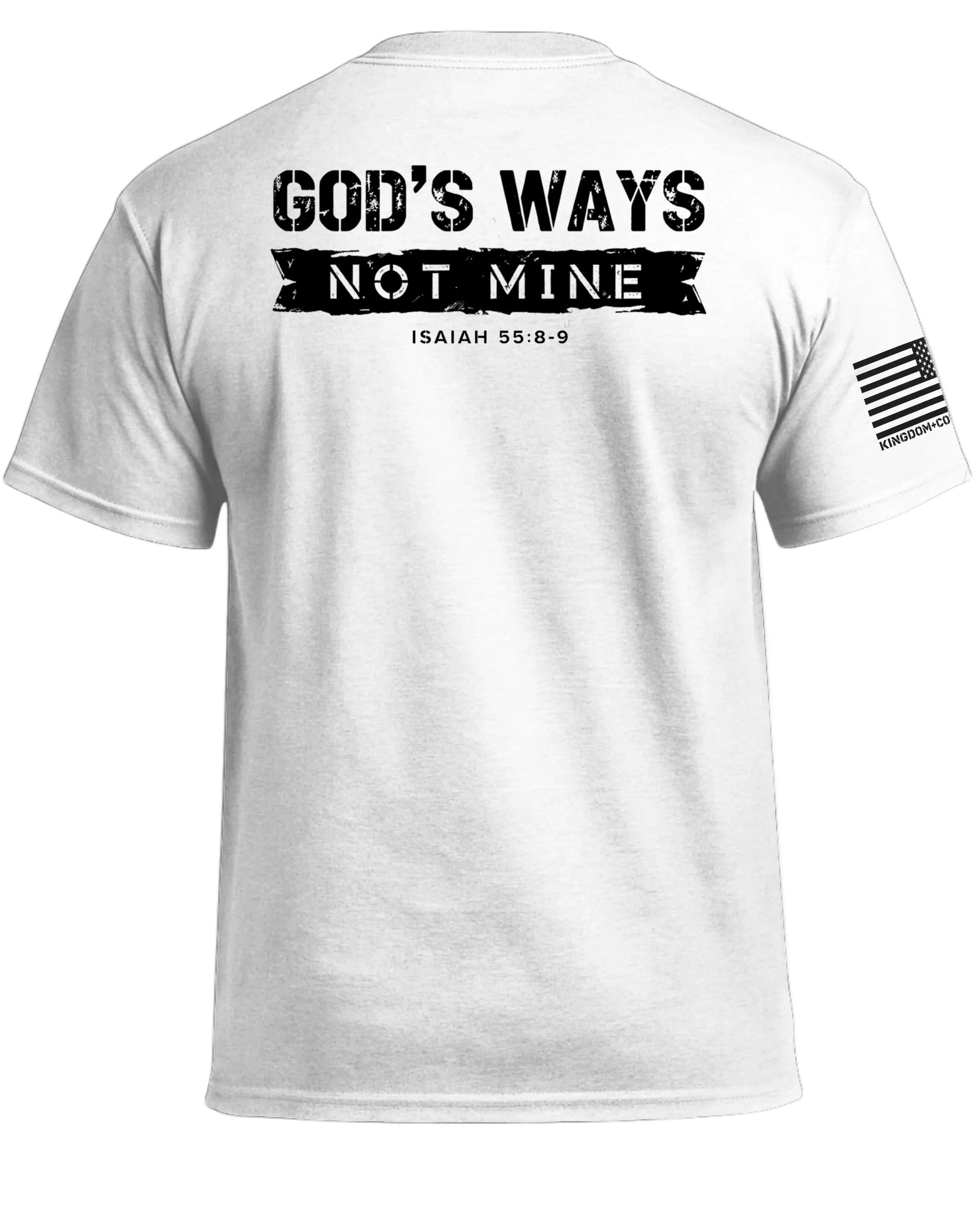 T-shirt « Les voies de Dieu ne sont pas les miennes » (Dos)