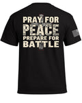 T-shirt « Priez pour la paix, préparez-vous au combat »