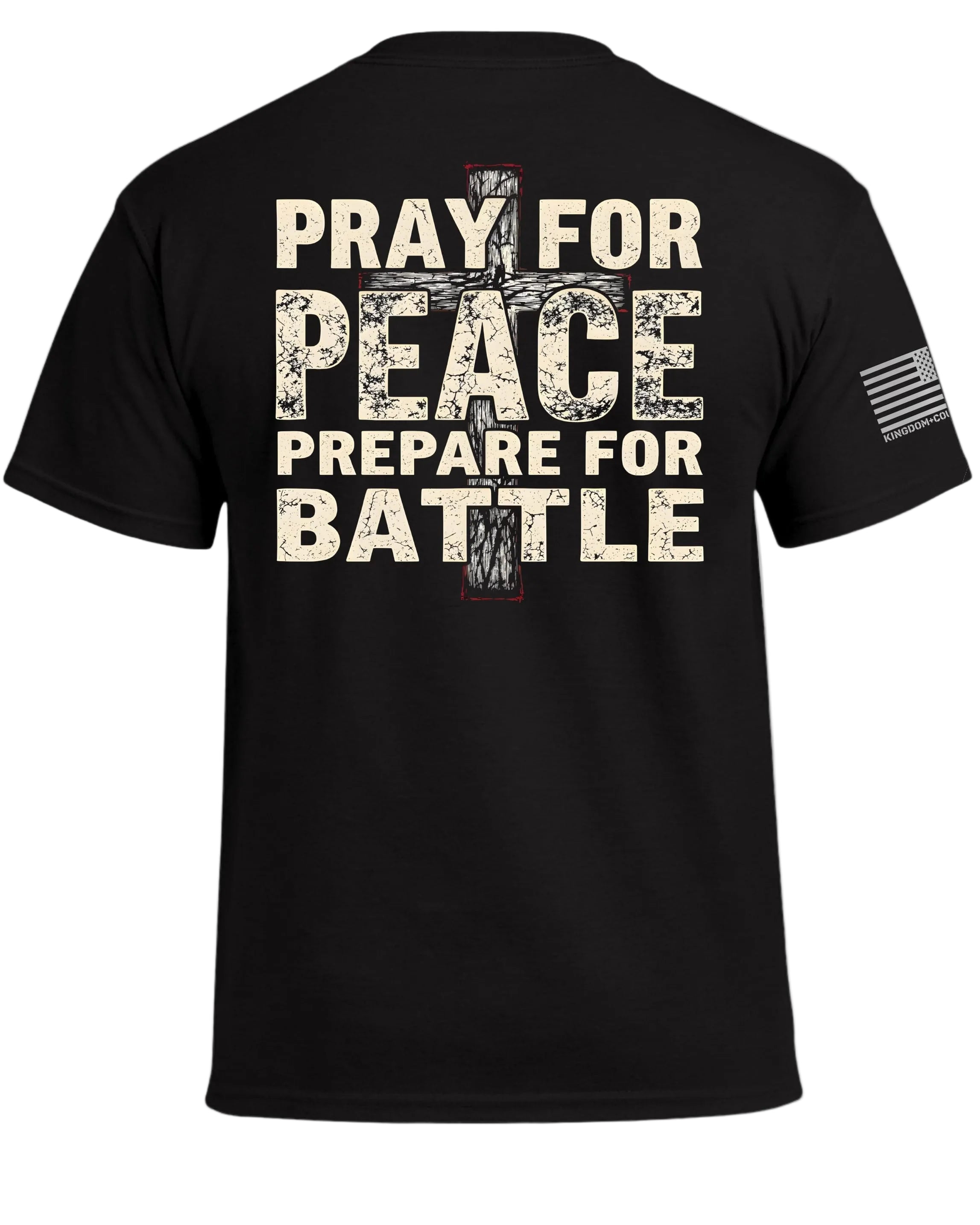 T-shirt « Priez pour la paix, préparez-vous au combat »