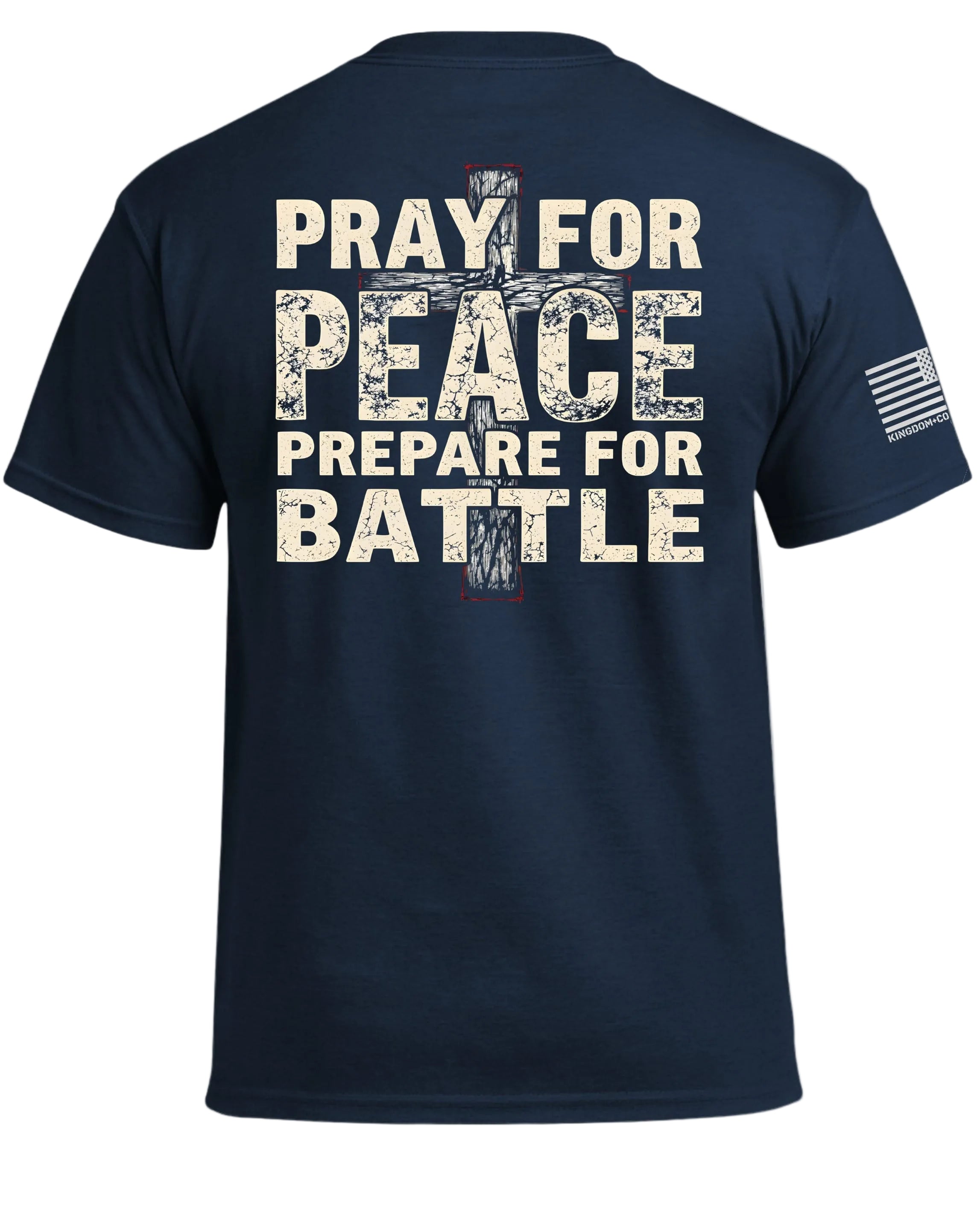 T-shirt « Priez pour la paix, préparez-vous au combat »