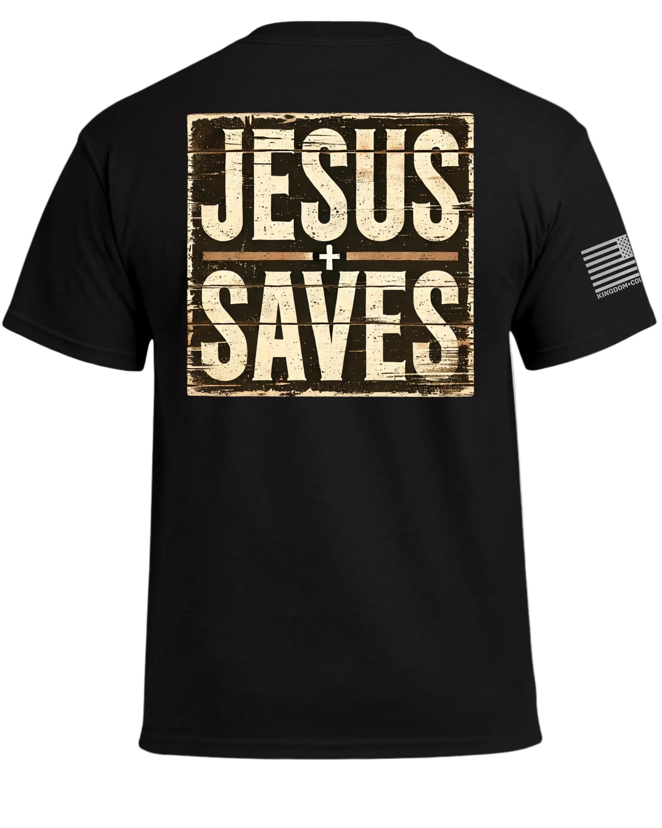T-shirt imprimé « Jesus Saves »
