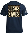 T-shirt imprimé « Jesus Saves »