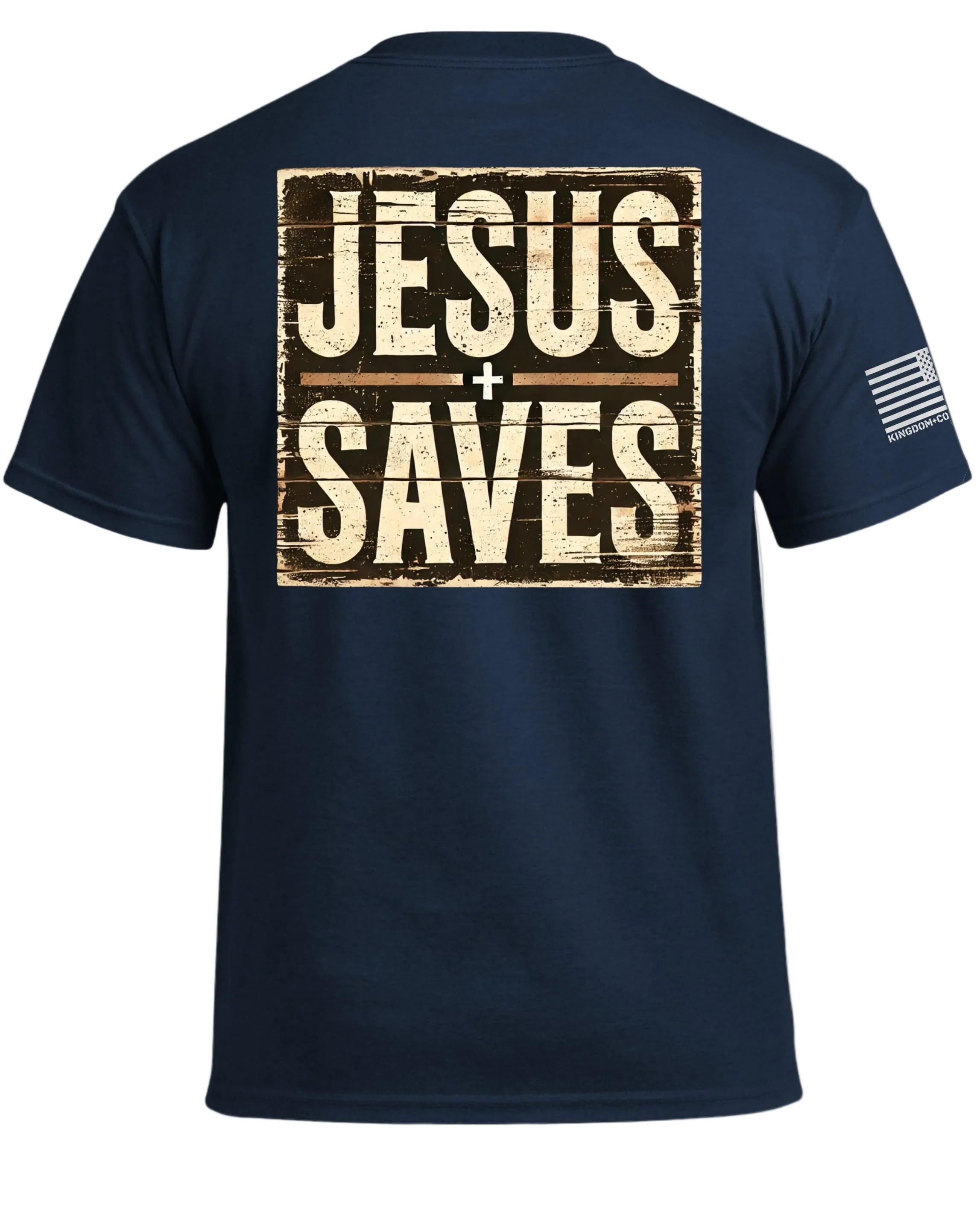 T-shirt imprimé « Jesus Saves »