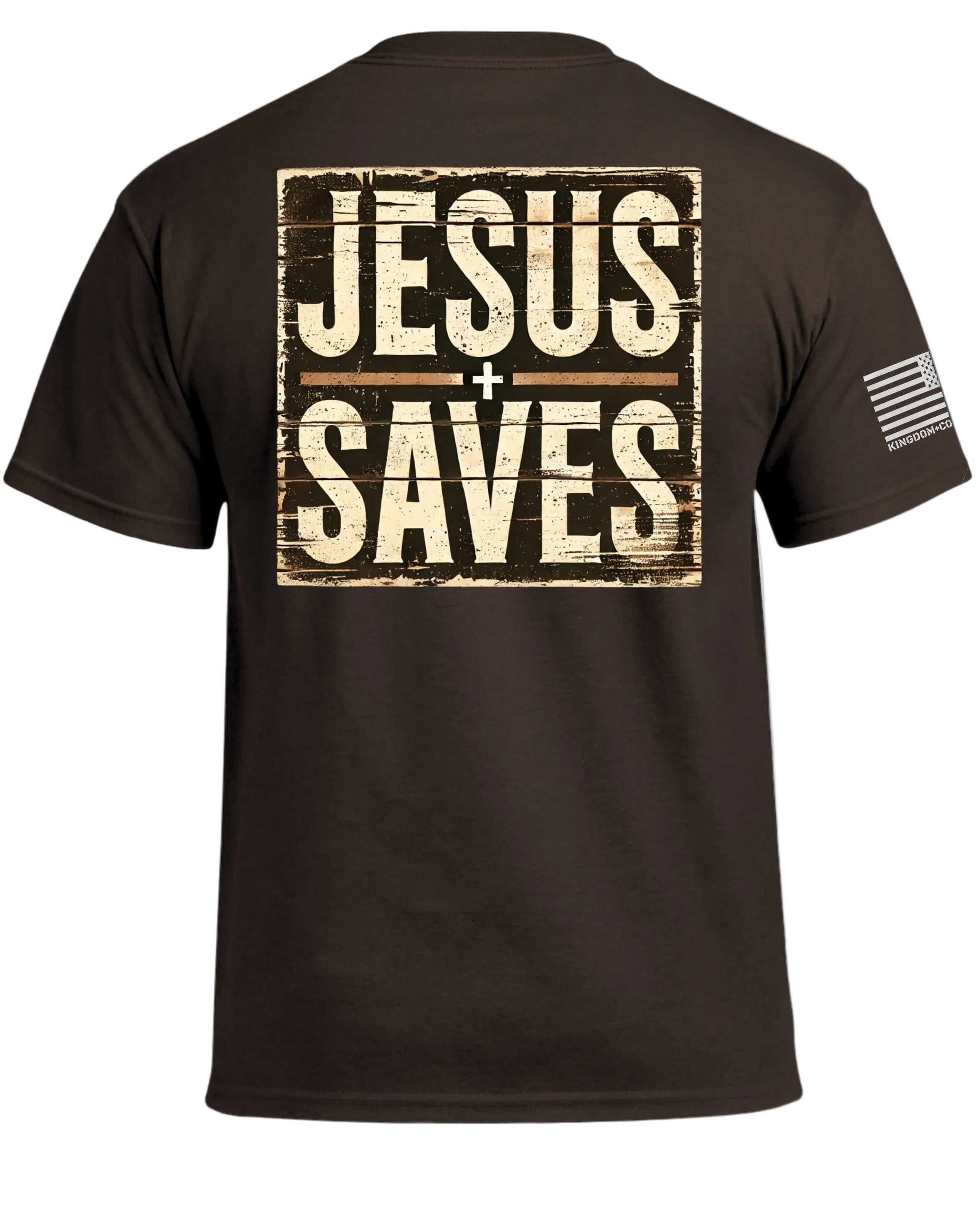 T-shirt imprimé « Jesus Saves »