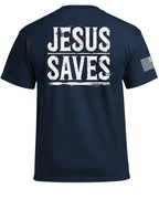 Jesus rettet christlicher Glaube T-Shirt