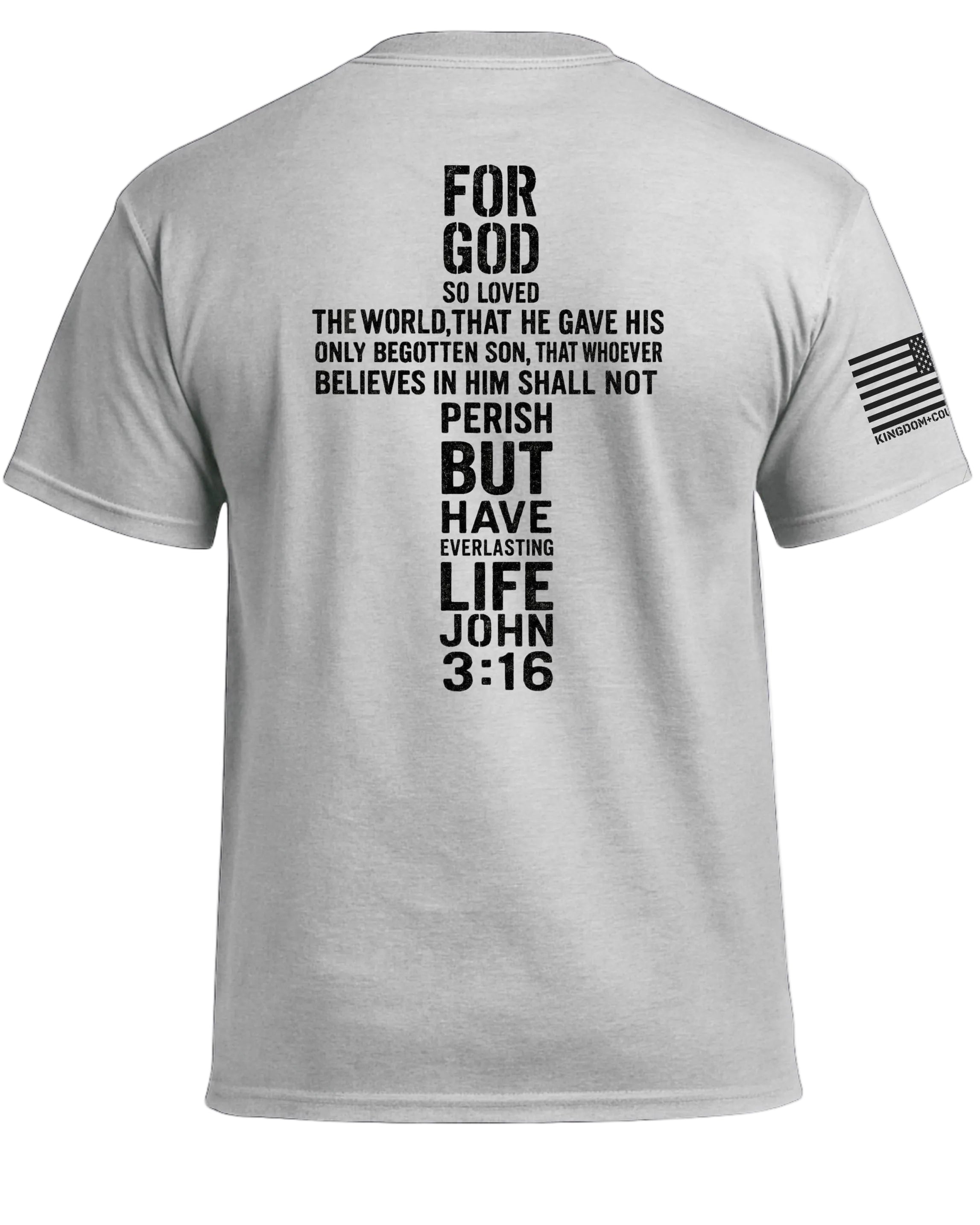 Also hat Gott die Welt geliebt Johannes 3,16 T-Shirt