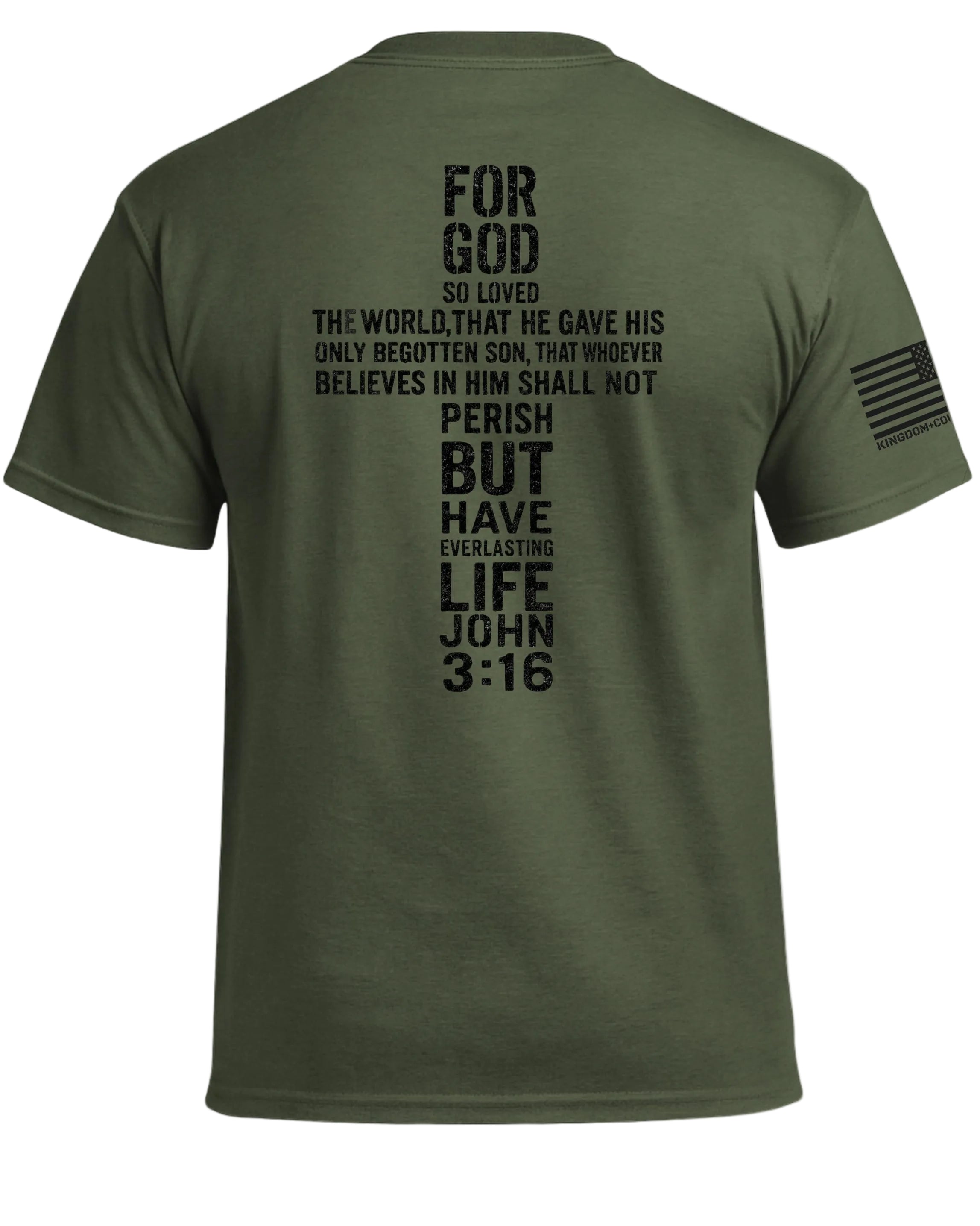 Also hat Gott die Welt geliebt Johannes 3,16 T-Shirt
