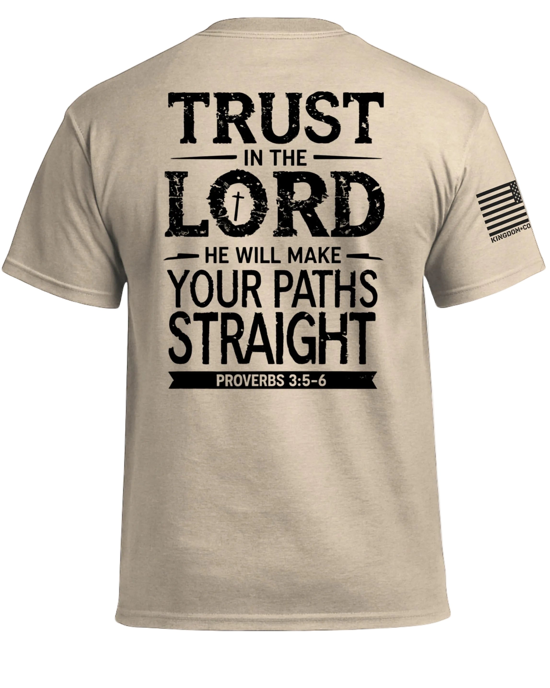 T-shirt Fais Confiance au Seigneur Proverbes 3:5-6