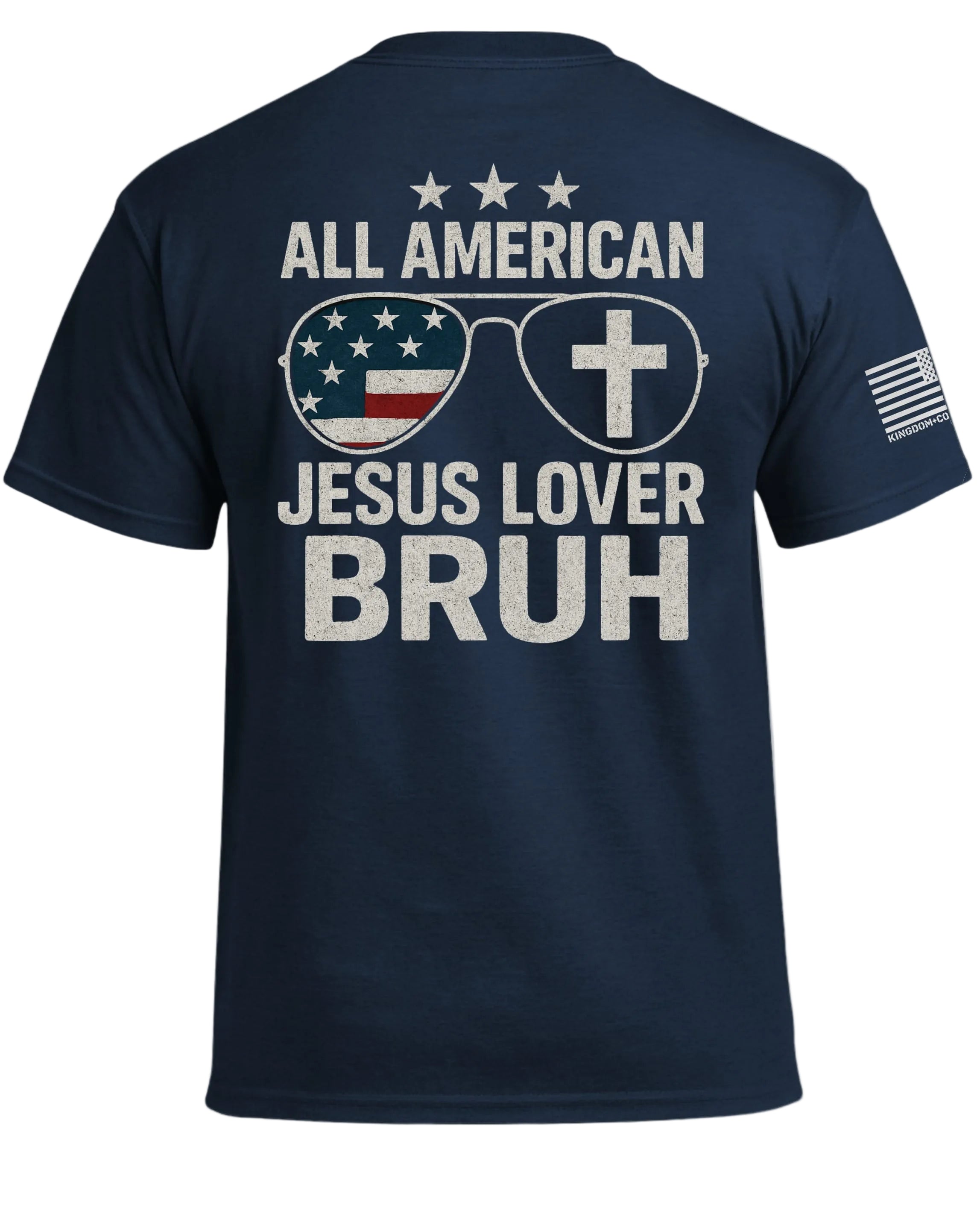 T-shirt « All American Jesus Lover Bruh »