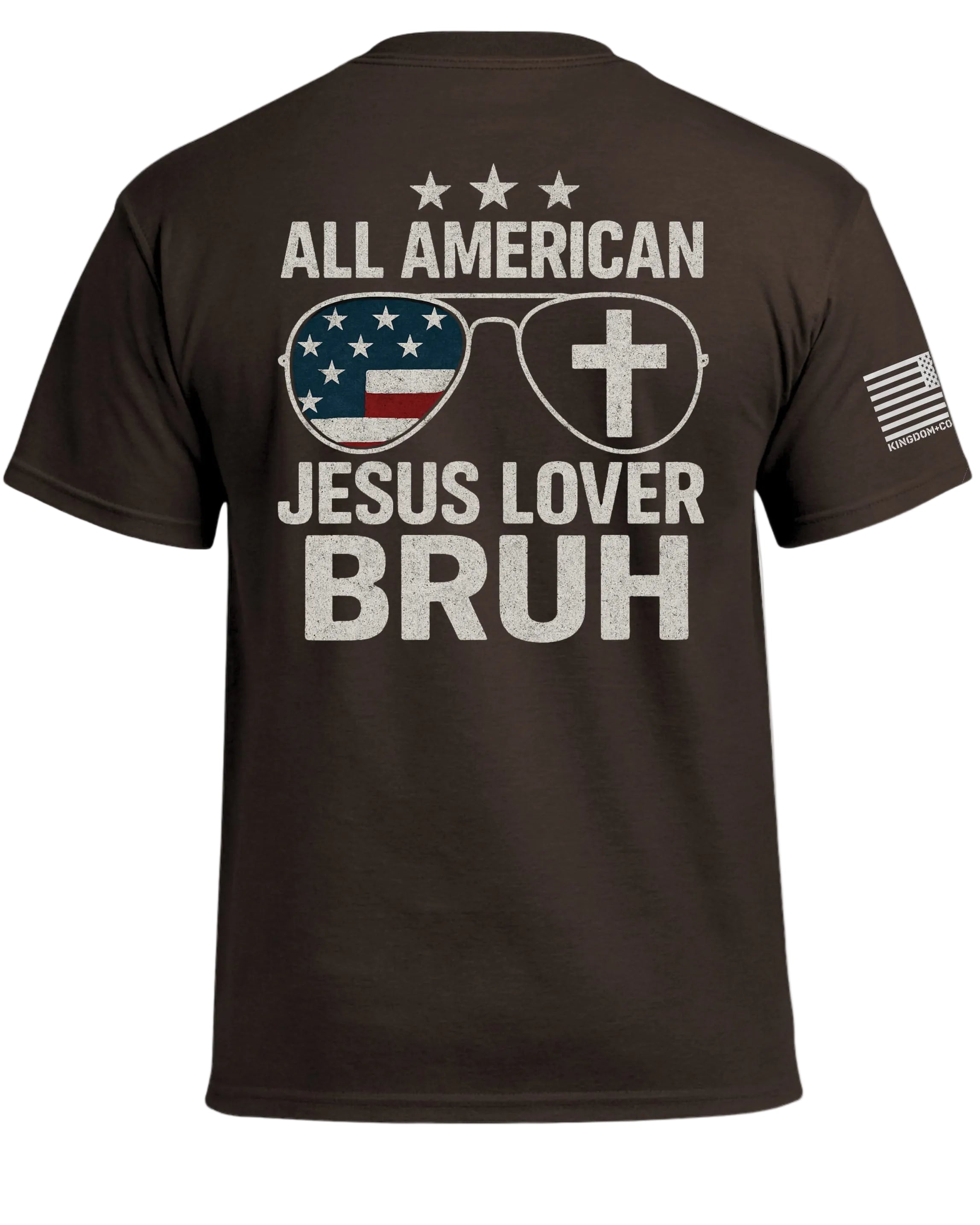 T-shirt « All American Jesus Lover Bruh »