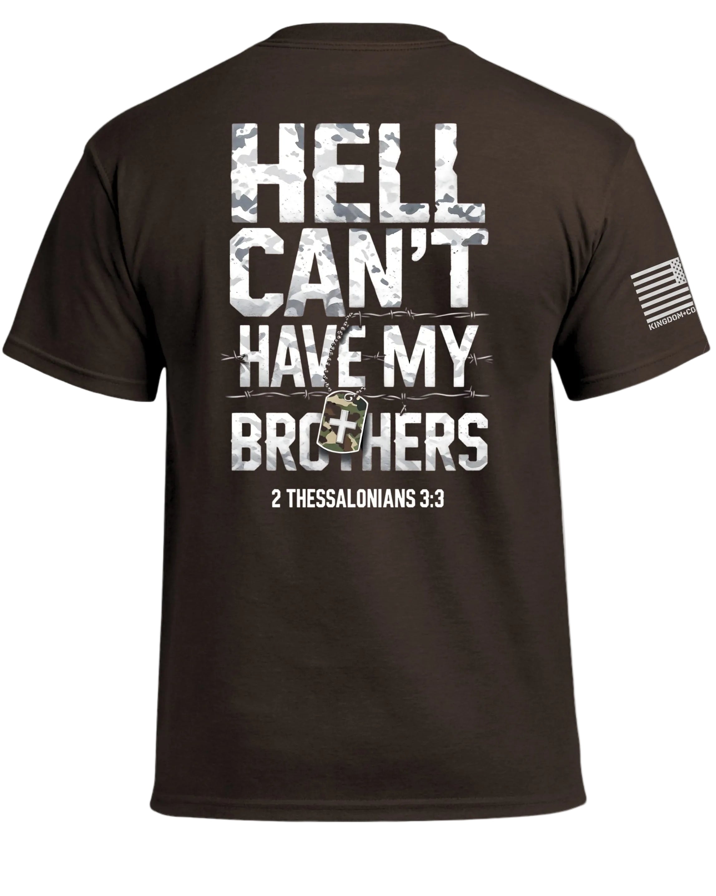 T-shirt L'enfer n'aura pas mes frères