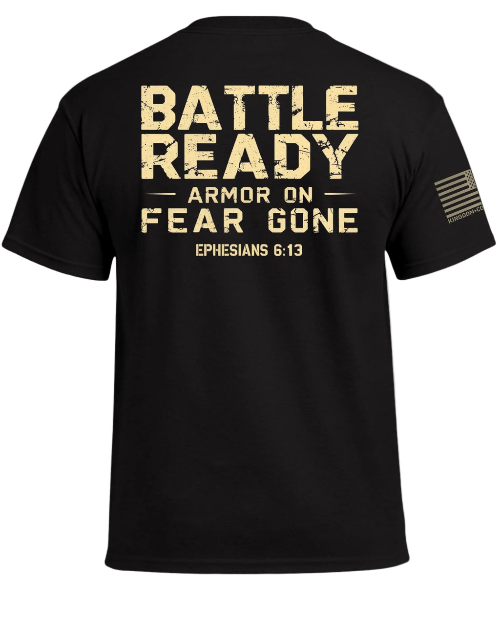 T-shirt « Armure prête au combat, peur envolée »