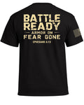 T-shirt « Armure prête au combat, peur envolée »