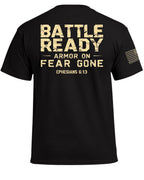 T-shirt « Armure prête au combat, peur envolée »