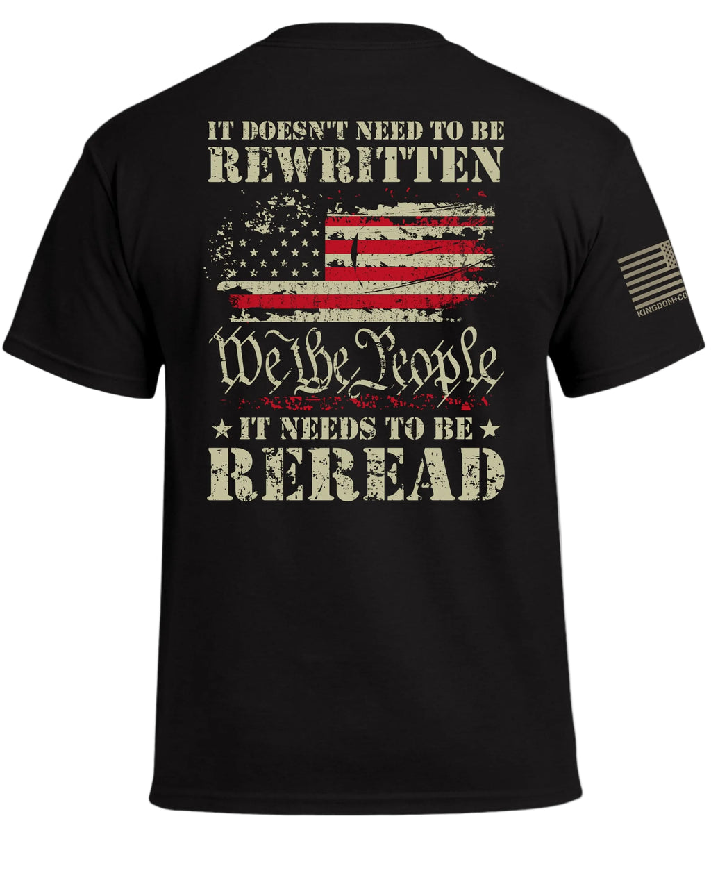 We The People Americanische Flaggen T-Shirt