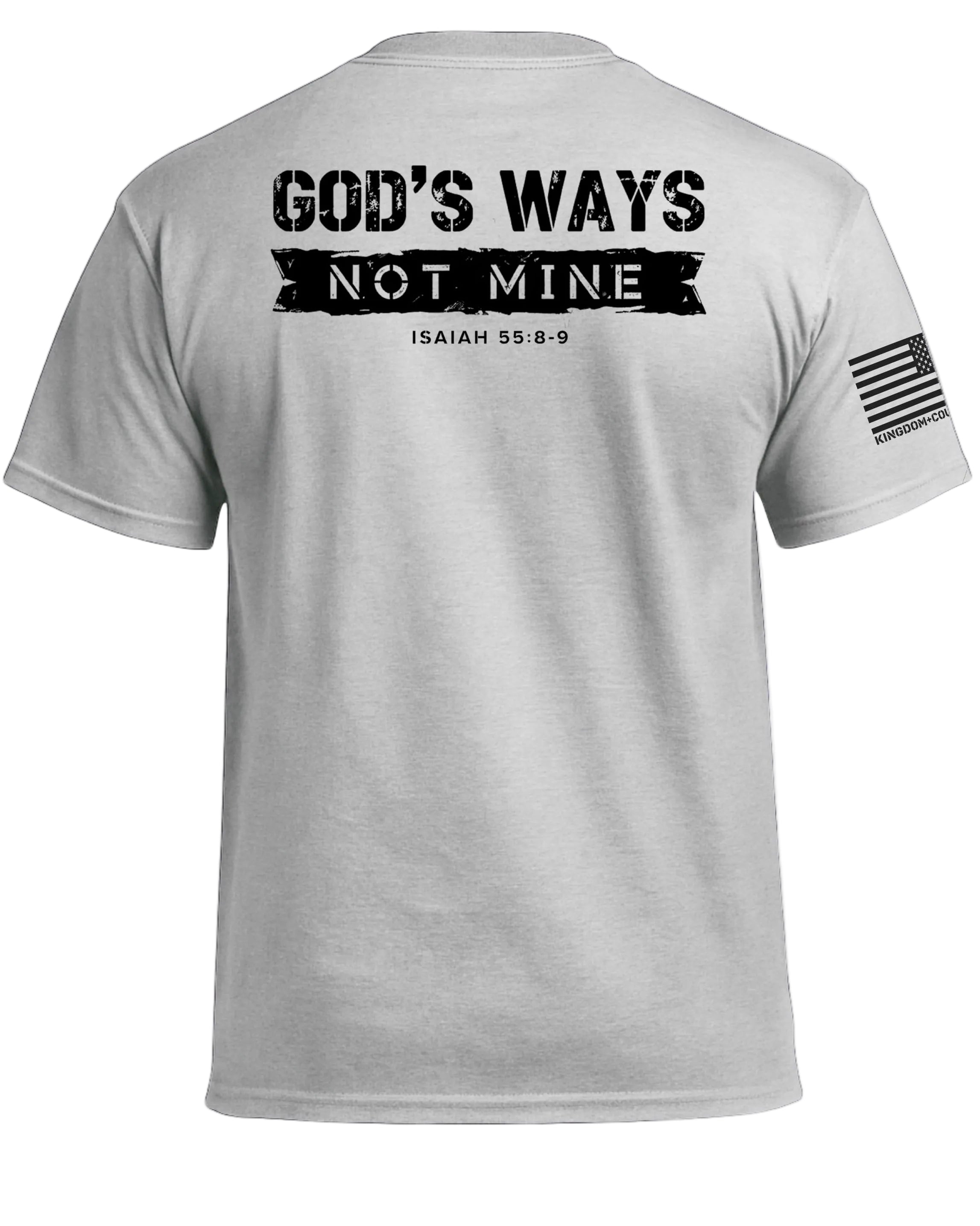 T-shirt « Les voies de Dieu ne sont pas les miennes » (Dos)