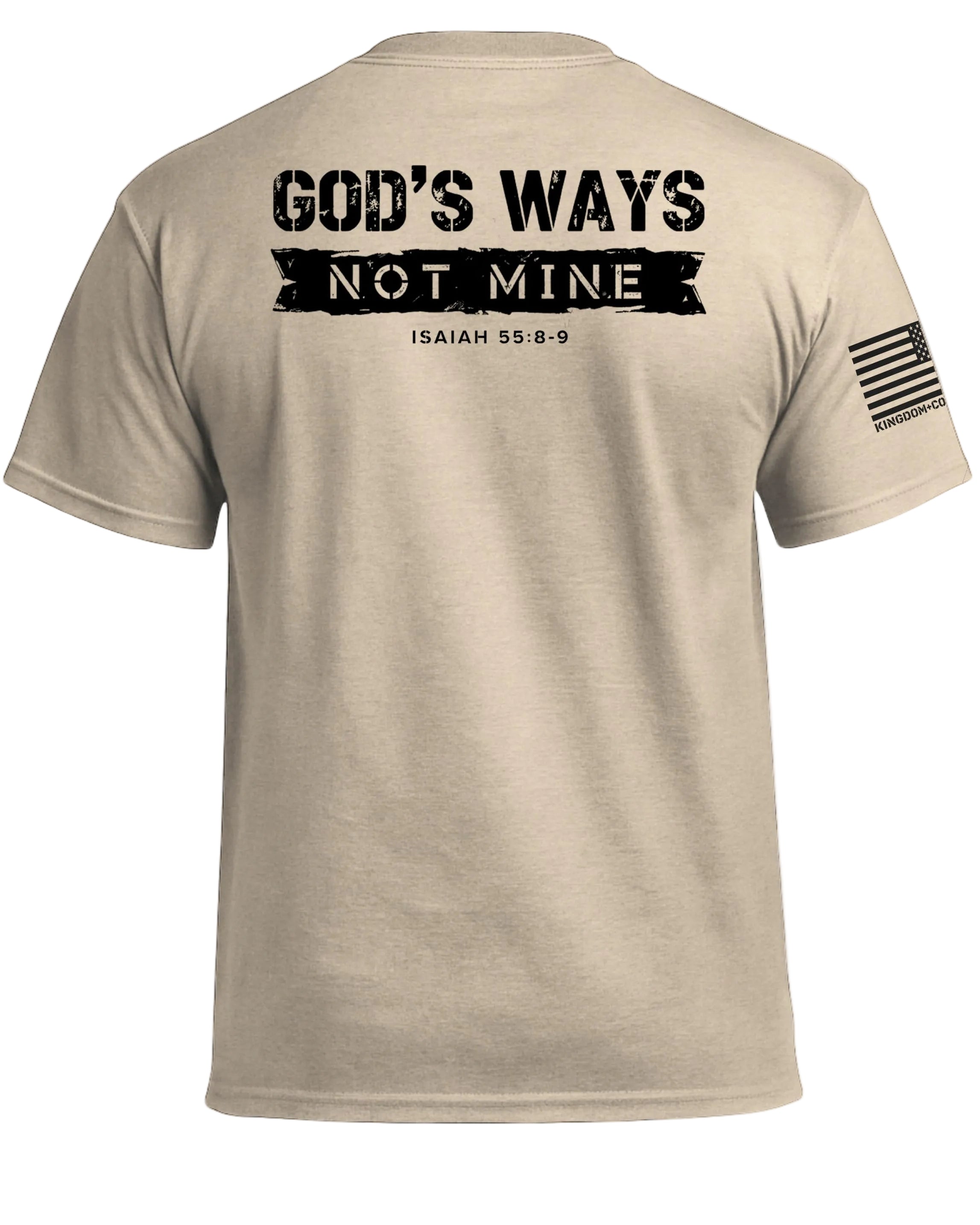 T-shirt « Les voies de Dieu ne sont pas les miennes » (Dos)