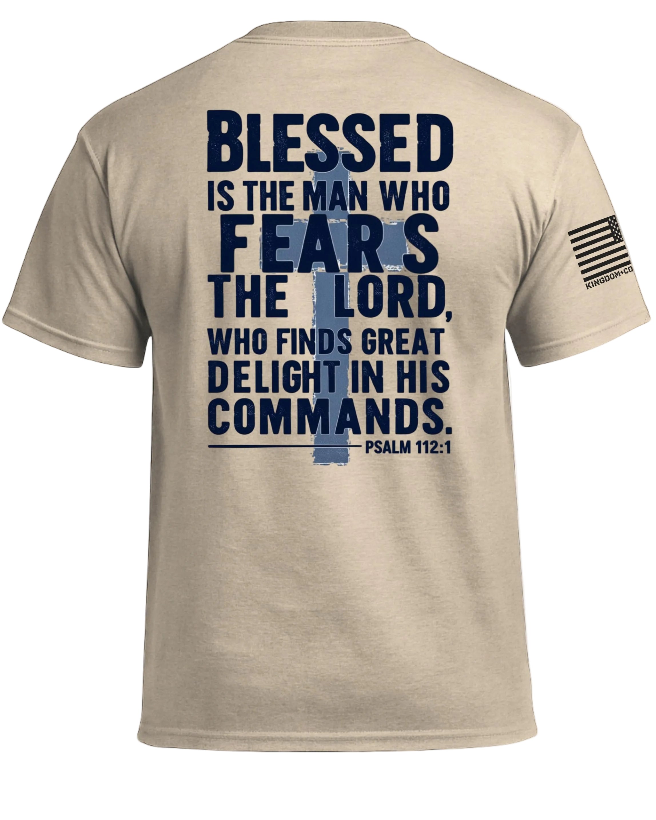 Gesegneter Mann fürchtet Gott T-Shirt