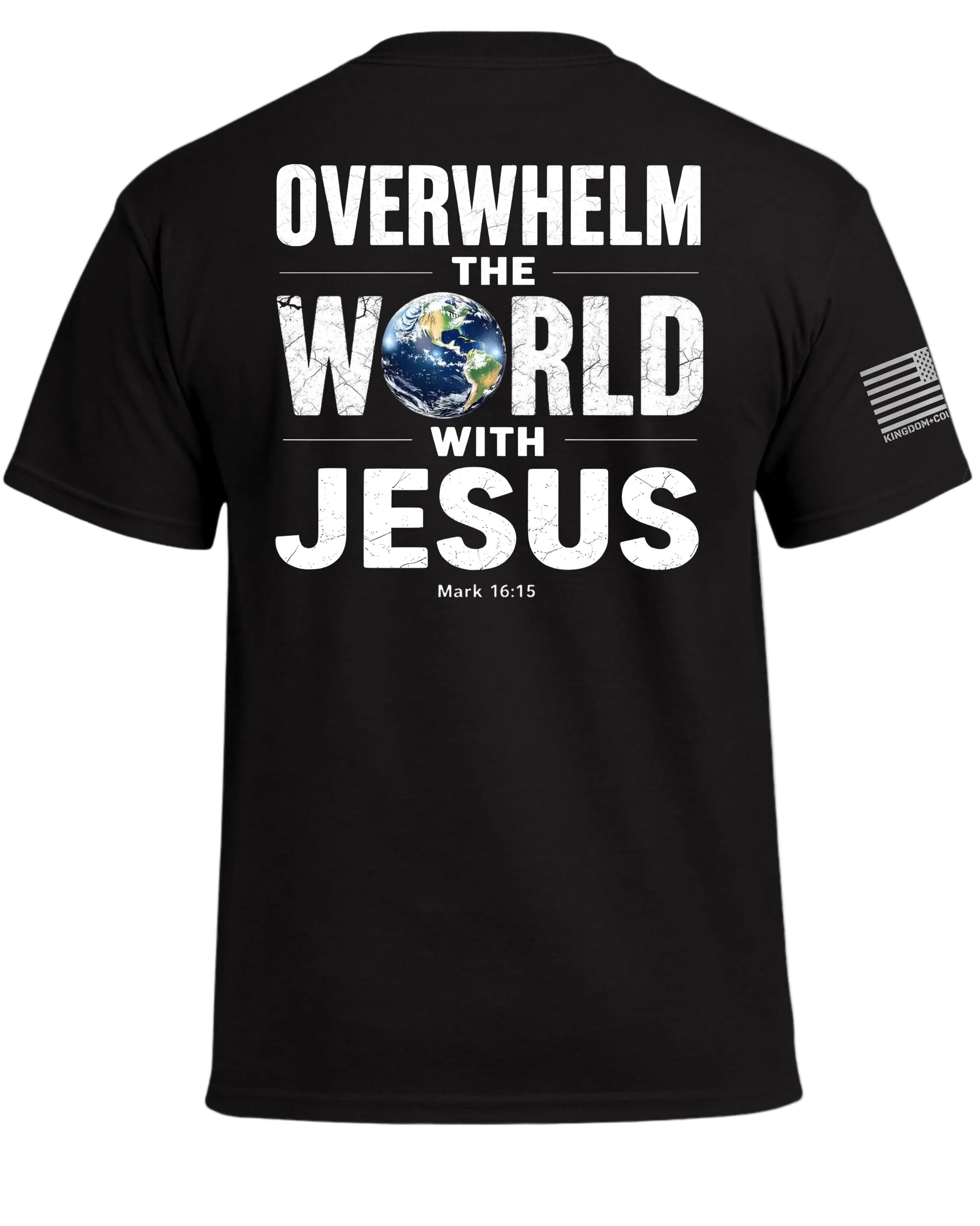 T-shirt « Submerge le monde avec Jésus »
