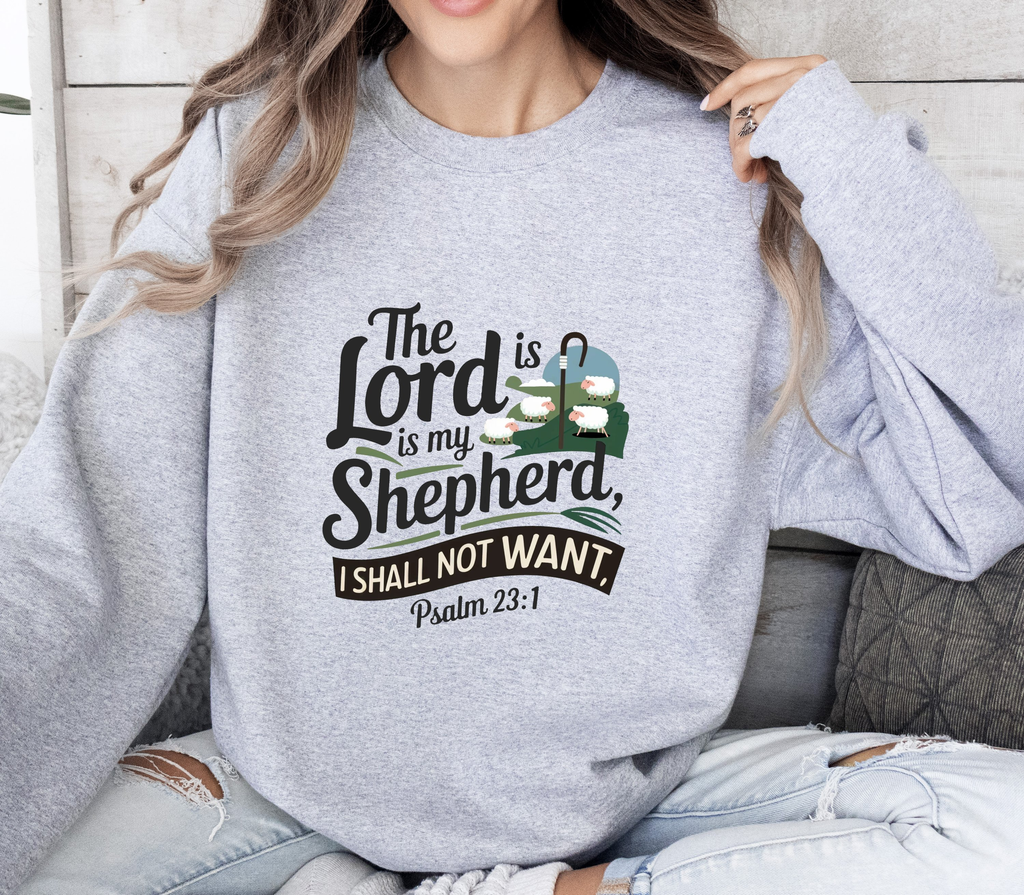 The Lord Is My Shepherd - Women's Light Sweatshirt