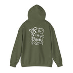 He Is Risen - Easter Hoodie Back and Front Print