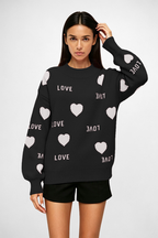 Women’s Heart & Love Graphic Knit Sweater