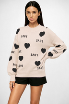 Women’s Heart & Love Graphic Knit Sweater