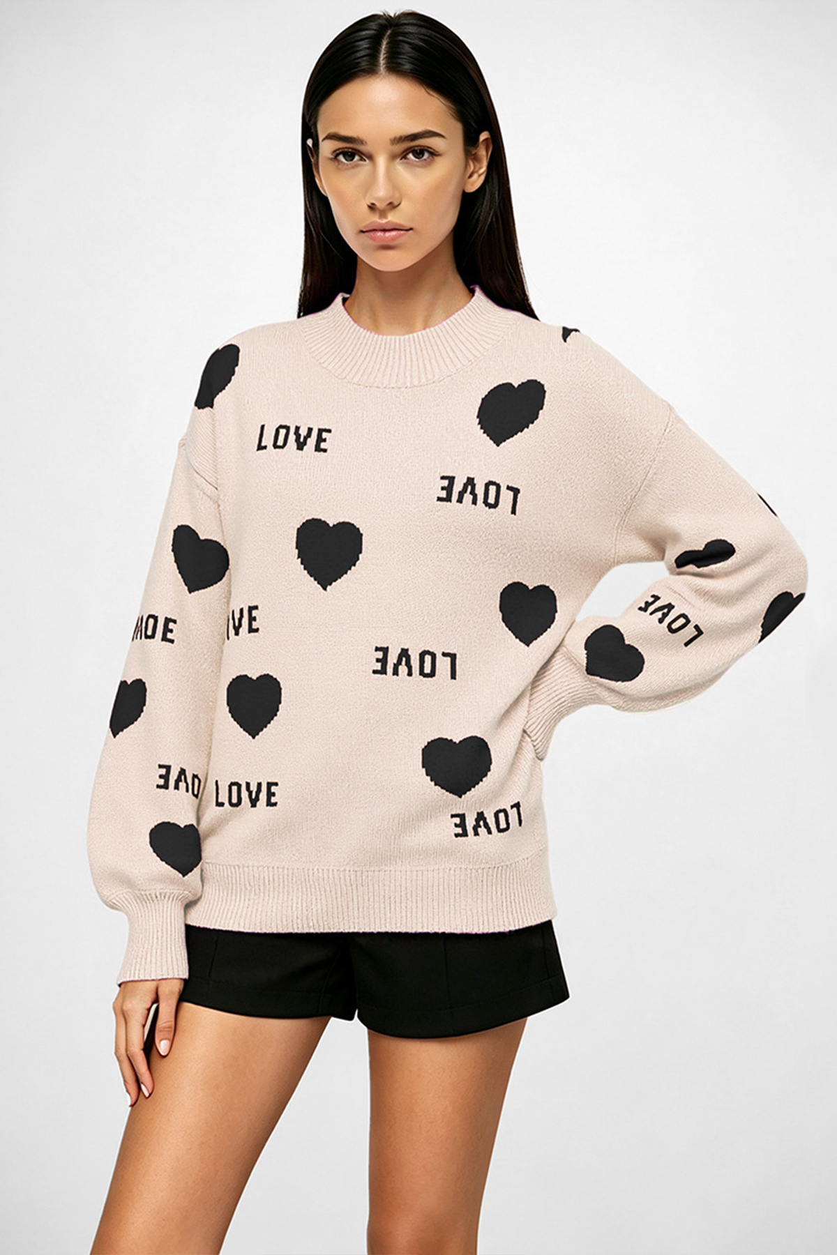 Women’s Heart & Love Graphic Knit Sweater