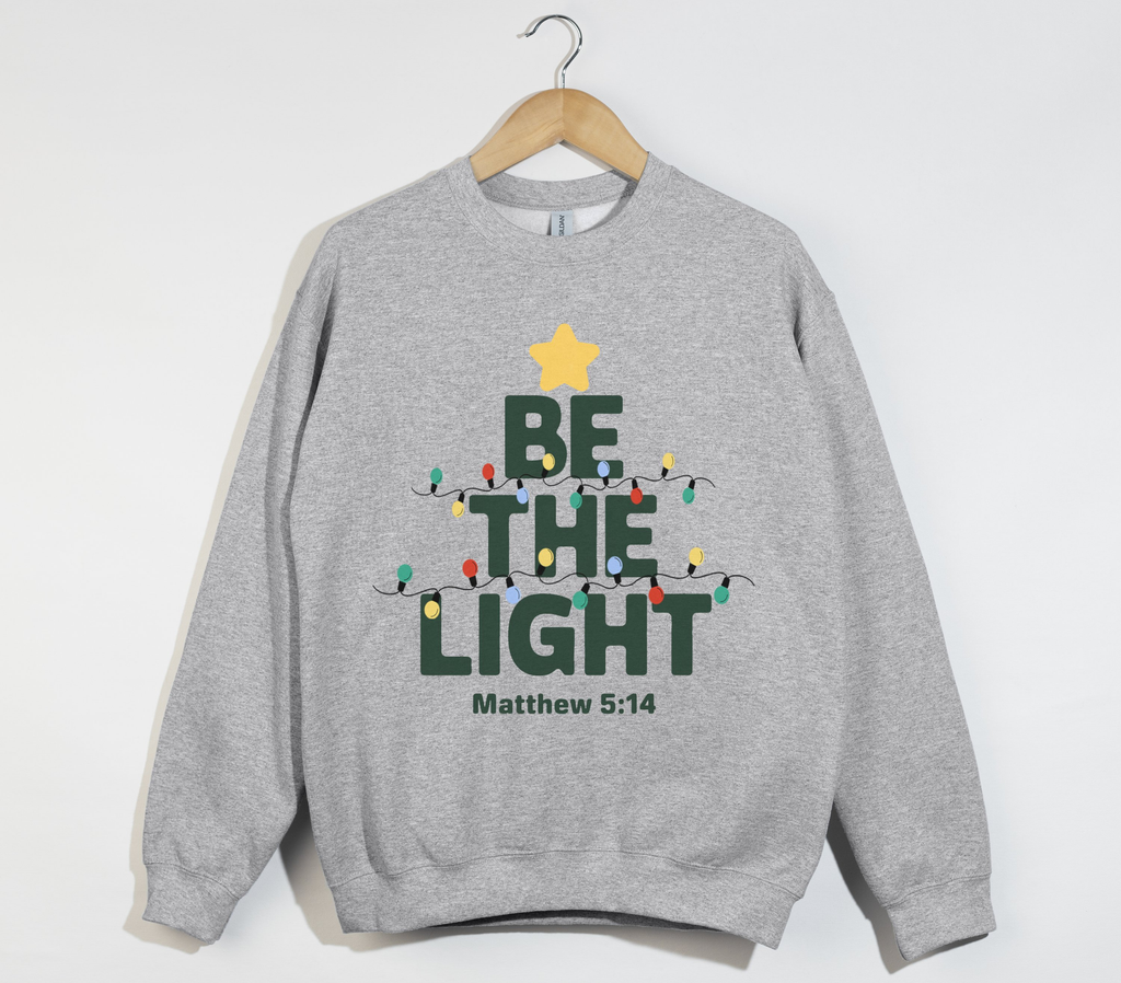 Be The Light - Christmas Sweatshirt