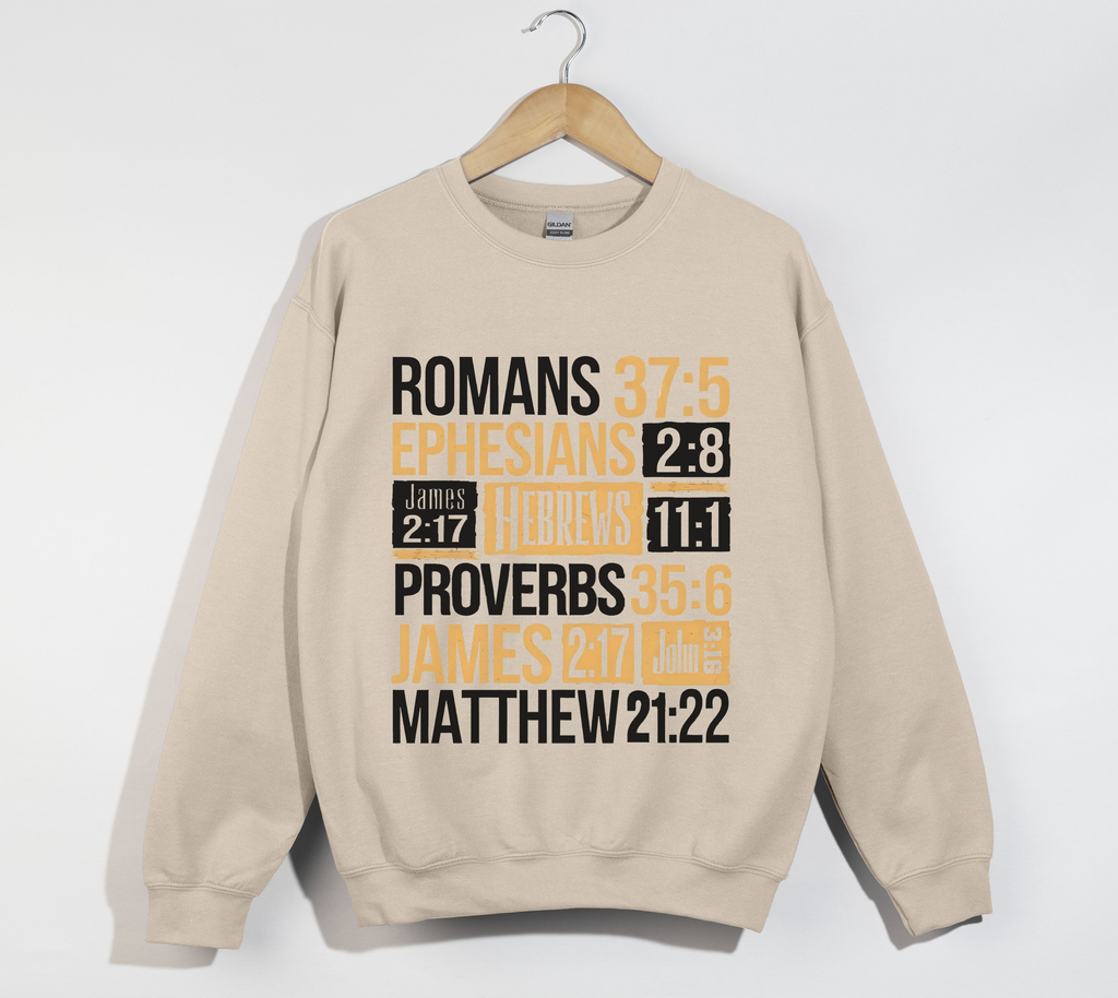 Bible Faith Verses - Christian Sweatshirt