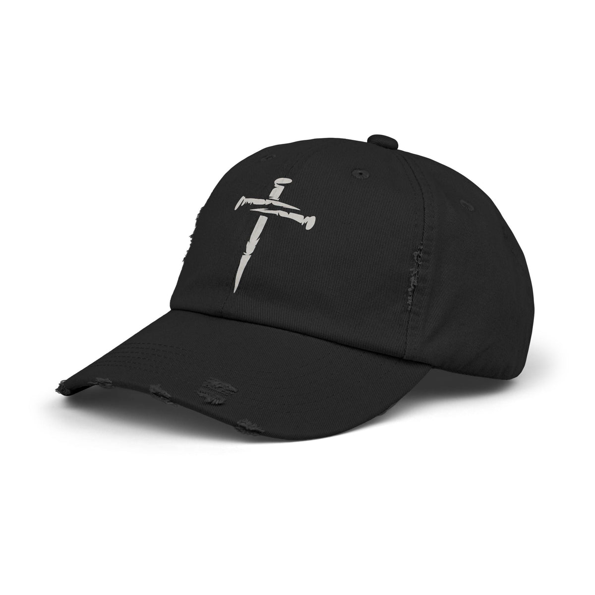 Cross Nails Distressed Cap