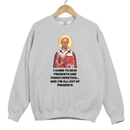 Saint Nicholas Funny Meme Print - Unisex Dark Sweatshirt