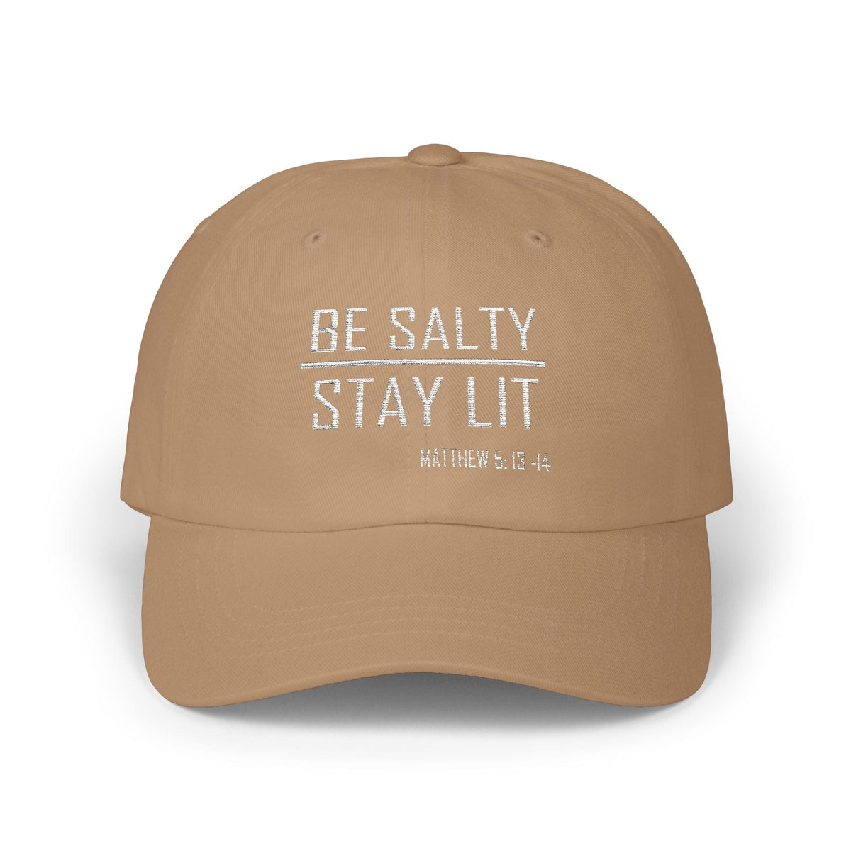 Be Salty - Stay Lit Six Panel Unisex Snapback Ballcap