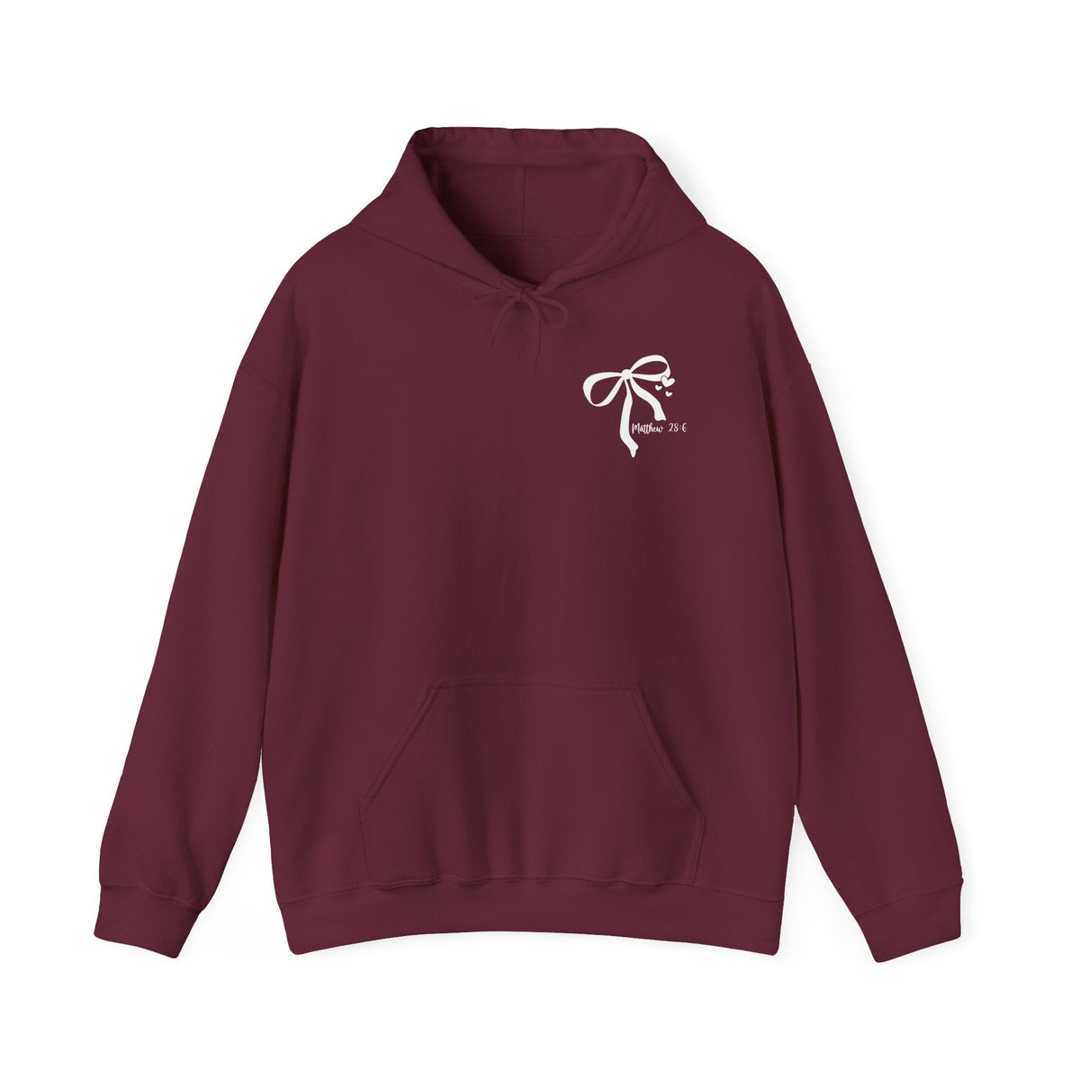 He Is Risen - Easter Hoodie Back and Front Print