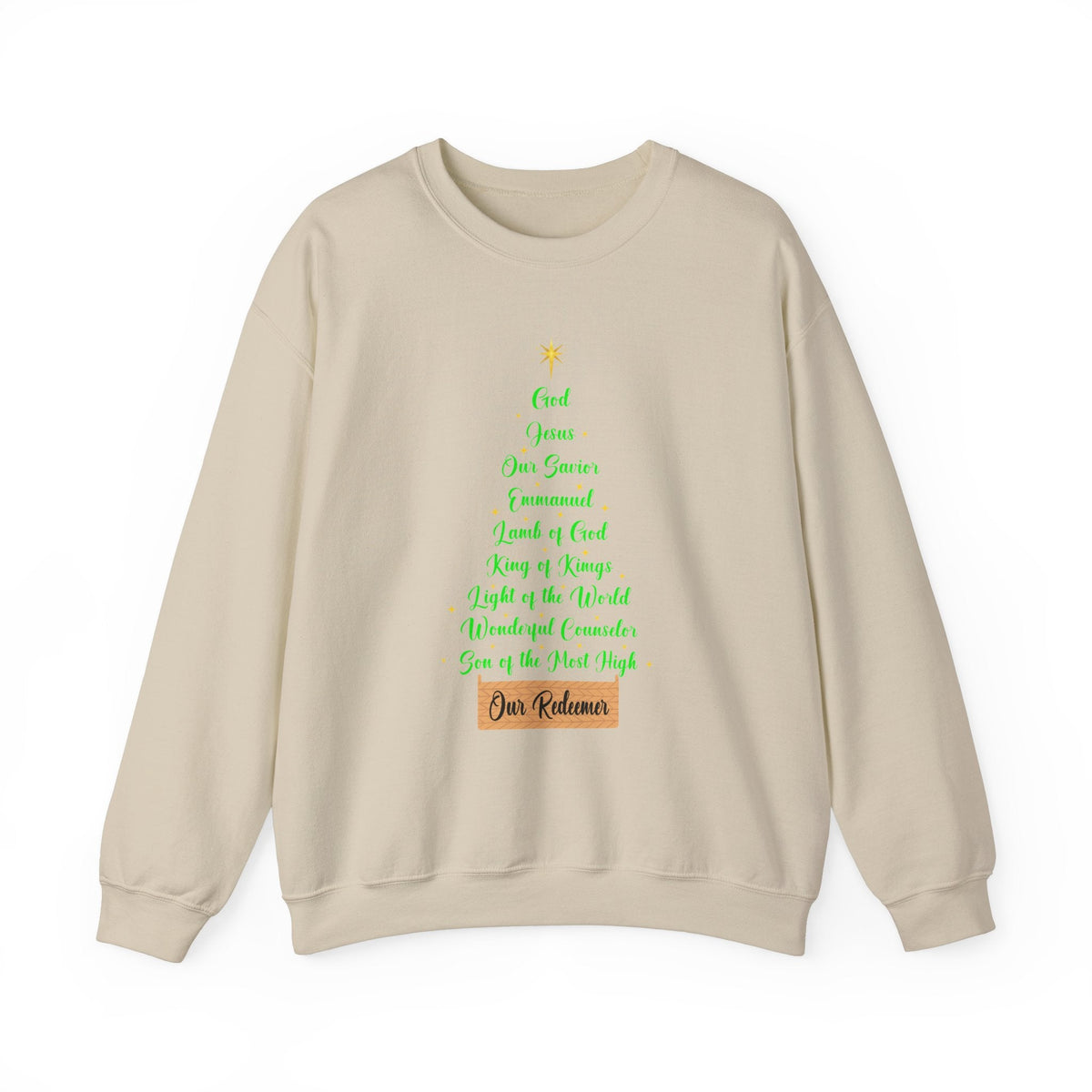 Jesus Names Our Redeemer - Christmas Sweatshirt