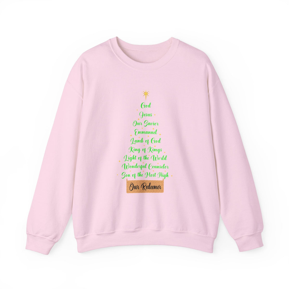 Jesus Names Our Redeemer - Christmas Sweatshirt