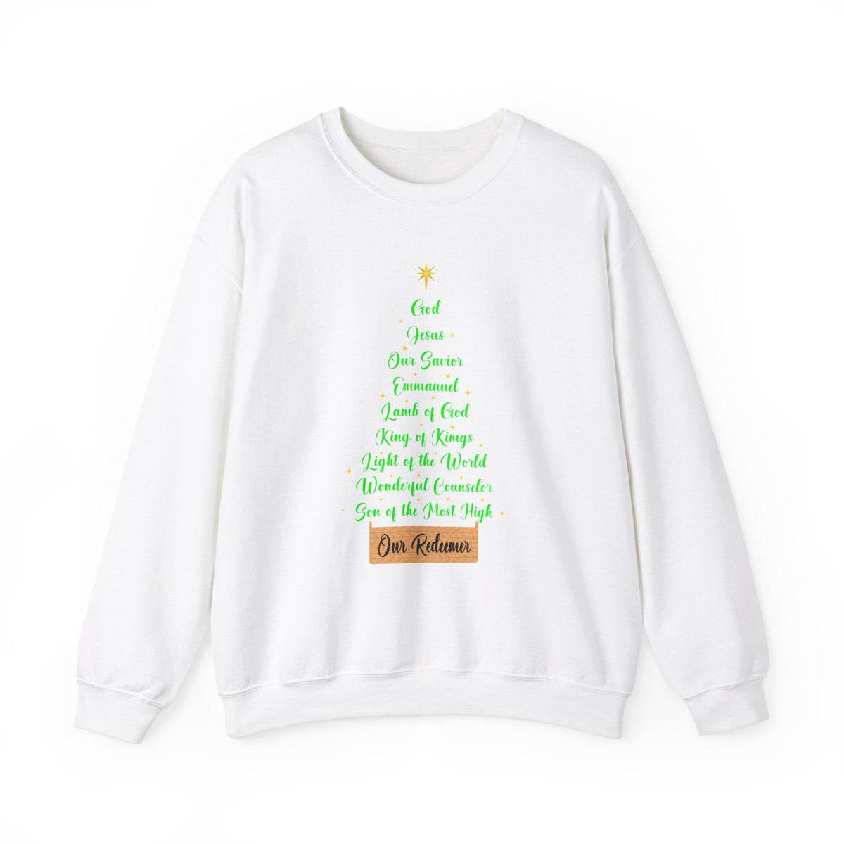 Jesus Names Our Redeemer - Christmas Sweatshirt