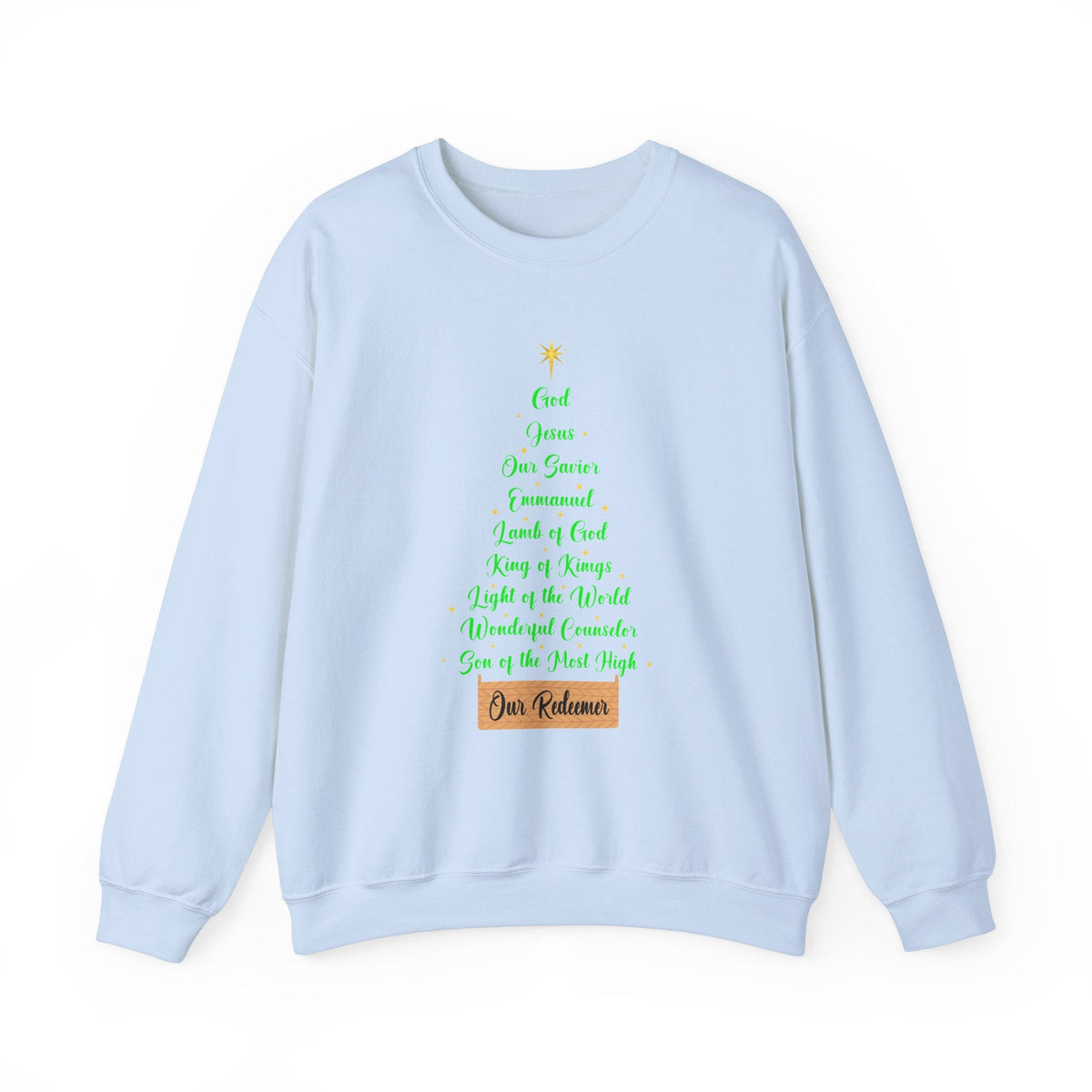 Jesus Names Our Redeemer - Christmas Sweatshirt