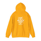 If God Is For Us, Who Can Be Against Us - Front And Back Printed Hoodie