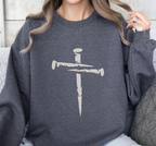 Nail Cross - Women's Dark Sweatshirt