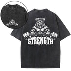 God-Given Strength Christian Washed T-Shirt