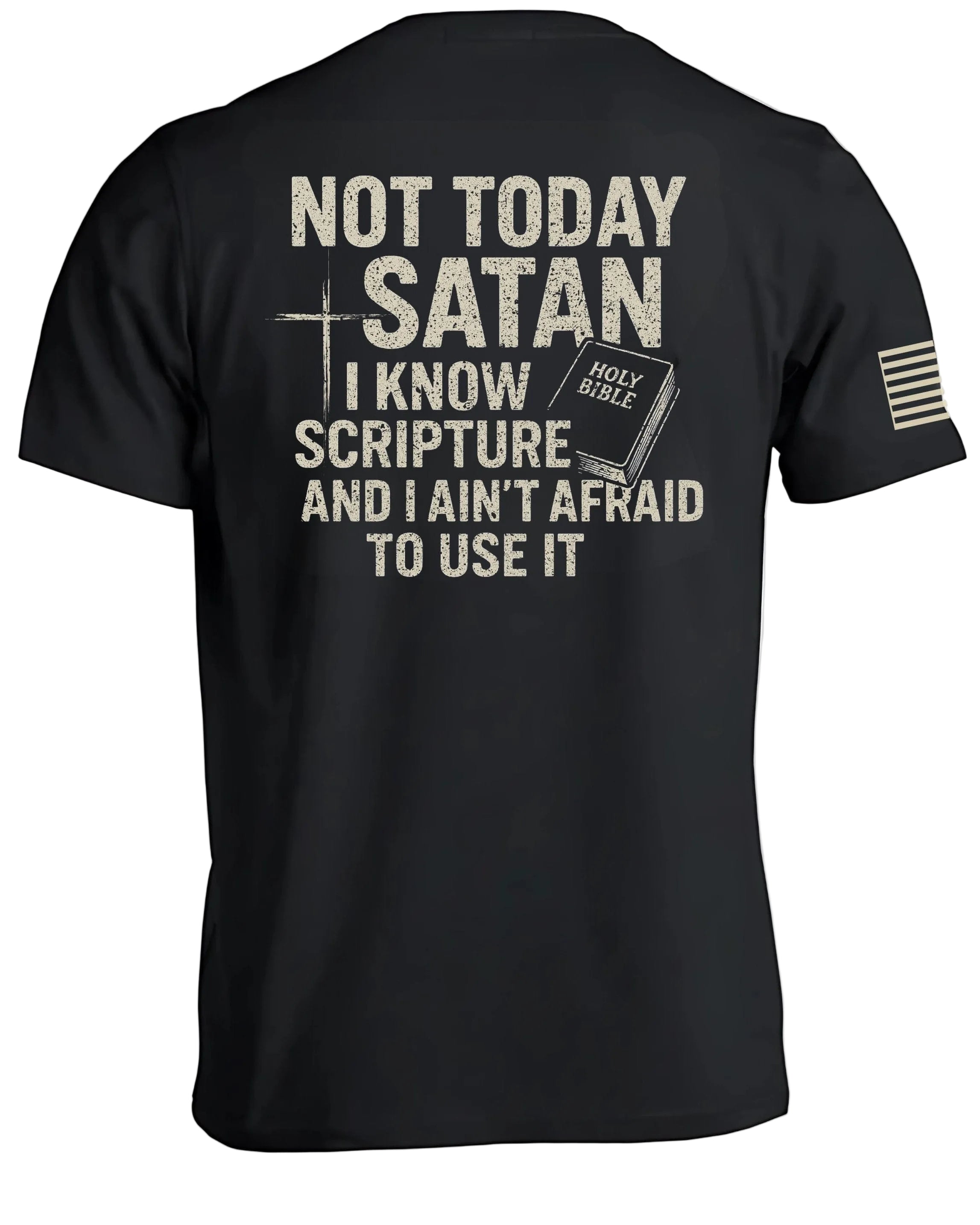 T-shirt Non aujourd'hui Satan