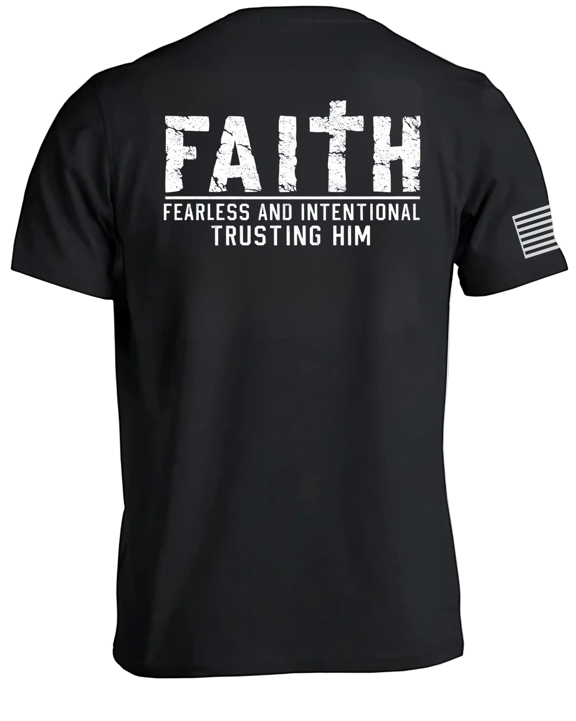 T-shirt « Foi, Intrépidité & Confiance intentionnelle en Lui »