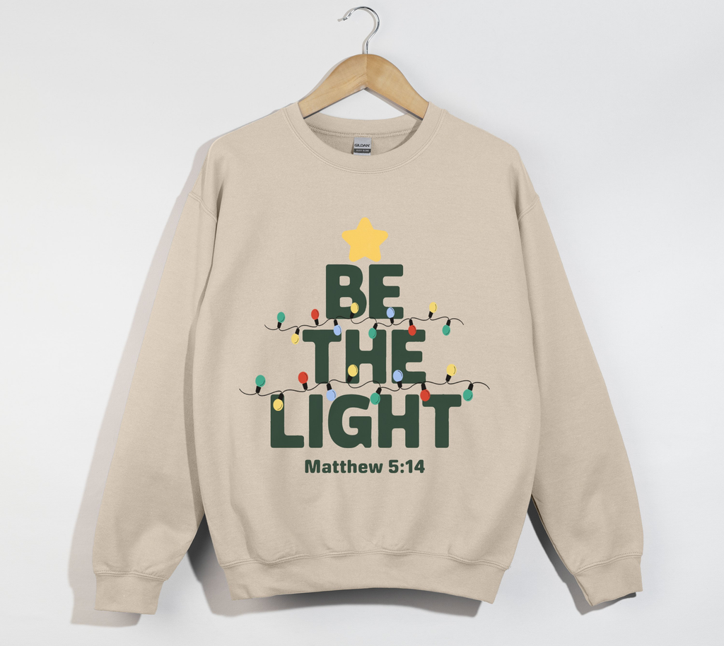 Be The Light - Christmas Sweatshirt