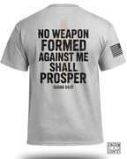 T-Shirt: Keine Waffe, die gegen mich geschmiedet wird, wird Erfolg haben