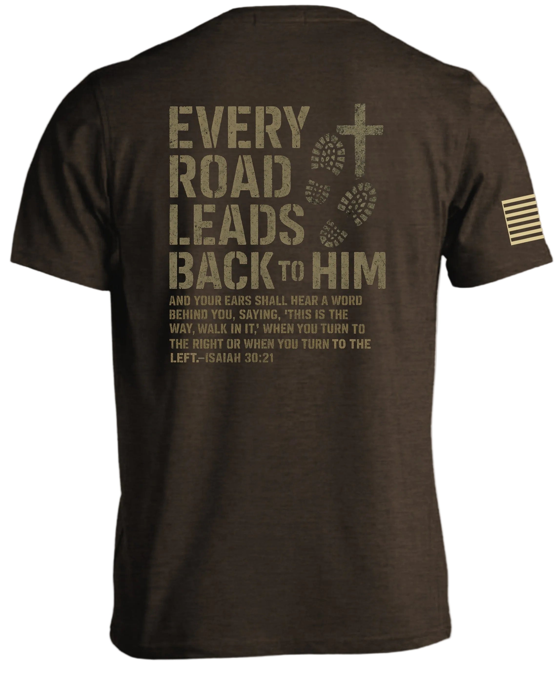 T-shirt Tous les chemins mènent à LUI