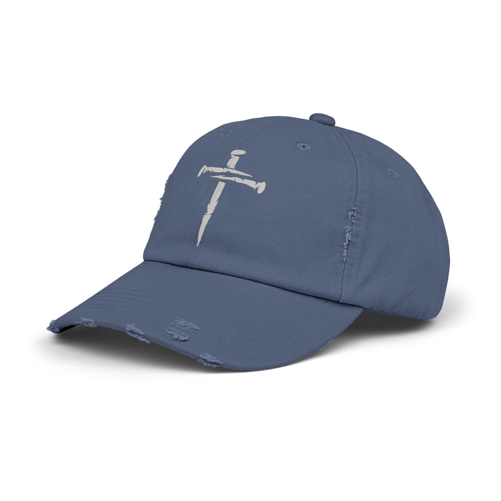 Cross Nails Distressed Cap