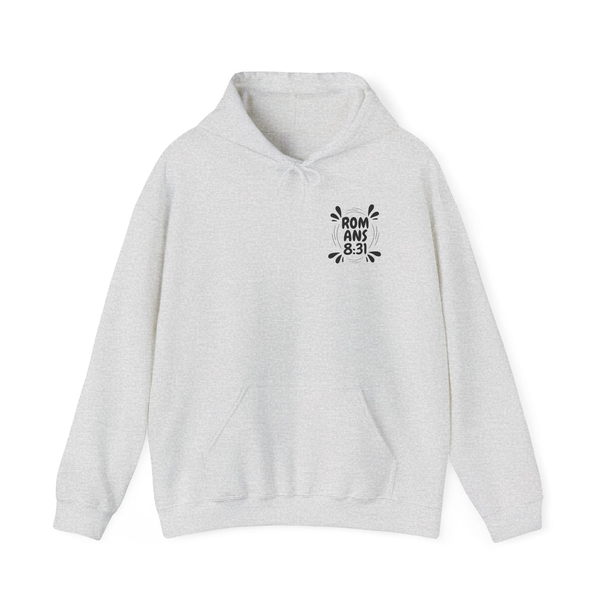 If God Is For Us, Who Can Be Against Us - Front And Back Printed Hoodie