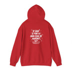If God Is For Us, Who Can Be Against Us - Front And Back Printed Hoodie
