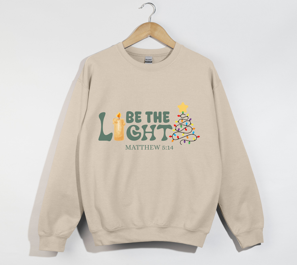 Be The Light - Christmas Sweatshirt